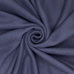 Ткань Флис Односторонний 130 гр/м2, цвет Темно-серый (на отрез)  в Новосибирске