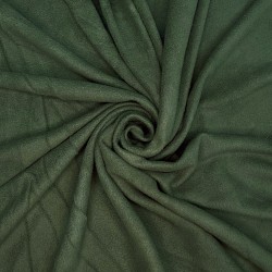 Ткань Флис Односторонний 130 гр/м2, цвет Темный хаки (на отрез)  в Новосибирске