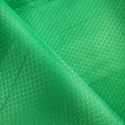 Ткань Оксфорд 300D PU Рип-Стоп СОТЫ, цвет Зелёный (на отрез)  в Новосибирске
